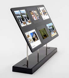 Freestanding LED Light Pocket Display